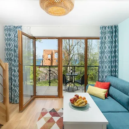 Apartamenty Klifowa z widokiem na morze Trzęsacz Zewnętrze zdjęcie